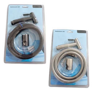 Shattaf 304 Stainless Steel Handheld <strong>Bidet</strong> Set Chinese Factory Wholesale Black <strong>Spray</strong> Gun Sprayer with <strong>Brass</strong> Material - Product Image 6