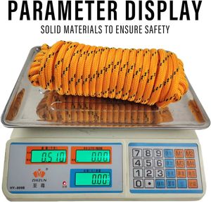 Diamond Braided Polypropylene Nylon Rope 1/2 Inch Thick 50ft Heavy Duty High Strength-for Clothes Camping Hiking Outdoor - Product Image 4