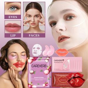 Mascarilla Facial Halal Hidratante e Iluminadora de Sakura, Parche para Ojos, Mascarilla Labial de Colágeno de Cereza, Mascarillas Faciales de Mangostán, Set de Cuidado de la Piel - Product Image 2