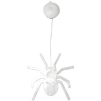 Guirlande lumineuse décorative LED à ventouse pour Halloween, motifs citrouille, sorcière, chauve-souris, araignée, fantôme, lumières clignotantes colorées