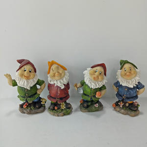 מכירה לוהטת שרף מלאכות שלגיה ושבעה גמדים גינה גמדים צלמית קישוט - Product Image 4