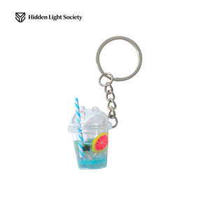 Meyveli Boba Çay Anahtarlığı - Pastel Renkli Reçine İçecek Şeklinde Kolye Ucu, Kızlar İçin Sevimli DIY Çanta Aksesuarı Toptan Satış - Product Image 1