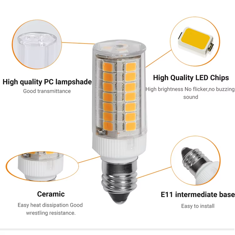 Product Summary: Olgelux ETL FCC LM79 E12 E11 LED Corn Bulb 3.2W-6W