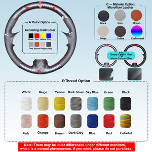 Housse de volant de voiture en Fiber de carbone et microfibre, pour CHANGAN 2e génération CS55plus Unik <span class=keywords><strong>Univ</strong></span> Cs75plus - Product Image 3