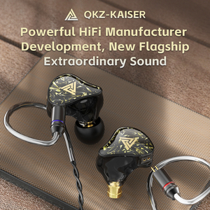 Auriculares Intrauditivos QKZ <span class=keywords><strong>Kaiser</strong></span> con Controladores Dinámicos Dobles de 10 mm, Impresión 3D de Alta Fidelidad, Auriculares con Cable, Graves Profundos para Música y Juegos - Product Image 5