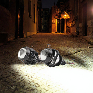 Projecteurs Bi-LED 2,5 pouces, lumière blanche 6000K, 12V 90W 4000 Lm, H4 H7 9005, lampe de voiture universelle - Product Image 3