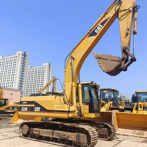 Excavadora de cadenas usada CAT320B 320BL 320c 320d 320dl 320d2 320cl de 20 toneladas con motor Caterpillar, caja de cambios, bomba y cucharón de 1m en venta - Product Image 6