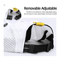 TU Unisexe Respirant Blanc Sports Tennis Hommes Golf Performance Nylon Running Hat Personnalisé Blanc Fabricants Logo Hommes