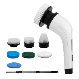 IPX6 impermeável recarregável elétrico Spin Scrubber com haste extensível com 7 cabeças substituíveis - Product Image 2