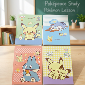 Juego de 20 Cuadernos Cosidos a Mano, Papelería Coreana para Niños, Lindos Personajes de Anime, Regalo Escolar - Product Image 3