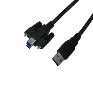 <b>Usb</b> 3.0 Am To Bm <b>Cable</b> With Screws <b>Printer</b> Connector Fixed Square Type A Male To B Type <b>For</b> Printing Devices - Product Image 1