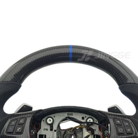 Volant en cuir et fibre de carbone à fond plat style LCI pour BMW M3 E90 E91 E92 E93 E70 E71 E72 E89 E86 E84 E85 E87 E88 328i X5