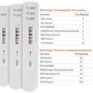 Kit <span class=keywords><strong>de</strong></span> Prueba <span class=keywords><strong>de</strong></span> Oro Coloidal para Detección Rápida <span class=keywords><strong>de</strong></span> <span class=keywords><strong>Drogas</strong></span> en el Cabello MOP 2ng/mg en Casete - Product Image 2