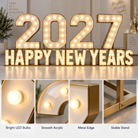 Lettres lumineuses géantes LED RGB néon pour fêtes, 3ft 4ft, pour proposition de mariage, anniversaire, événement de remise de diplôme, Bonne année