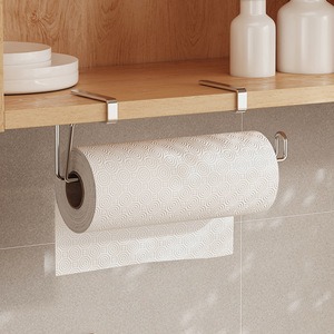 <span class=keywords><strong>Portarotolo</strong></span> Moderno e Semplice in Acciaio Inox 304 per Armadietti <span class=keywords><strong>da</strong></span> <span class=keywords><strong>Cucina</strong></span>, Scaffale Appendibile Mobile Senza Foratura - Product Image 1