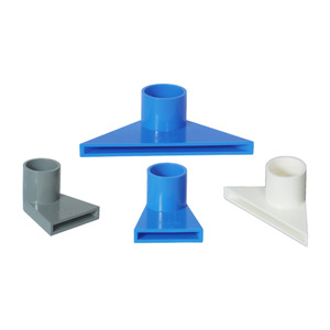 Raccord d'entrée/sortie d'eau triangulaire en PVC pour aquarium, diamètre 20 mm, facile à nettoyer, pièces de raccordement pour aquarium DIY - Product Image 1
