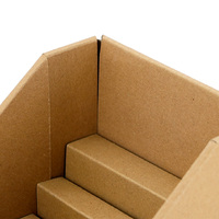 Boîtes de présentation pour comptoir de vente au détail imprimées sur mesure, présentoirs en carton ondulé, petites boîtes de présentation en carton