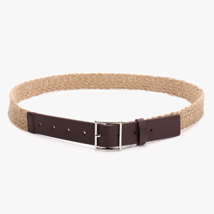 Cintura da Donna Personalizzata in Corda di Canapa Naturale Intrecciata, con Design a Intreccio e Cintura in Pelle PU di Alta Qualità - Product Image 6