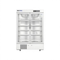 Réfrigérateur de laboratoire à double porte SCITEK 656/1006/1500L NTC, dégivrage automatique, affichage numérique, microprocesseur, refroidissement par air forcé