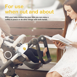 รถเข็นเด็กแบบโยกได้ ชาร์จไฟได้ สำหรับช่วยให้ลูกน้อยหลับสบาย - Product Image 4