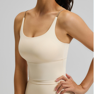 Cómodo Sujetador Deportivo Sin Costuras con Diseño de Copa 3/4 y Propiedades Antiolor para Sesiones Prolongadas - Product Image 2