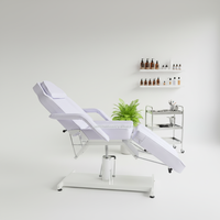 Table de massage moderne pour salle de sport, en cuir PU, avec cadre métallique, pliable, électrique, éponge haute densité, usage commercial, prix de vente