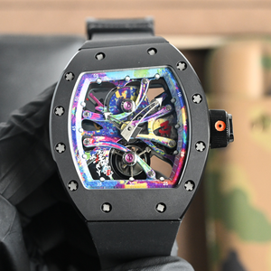 Reloj de lujo para hombre con esfera esqueletizada y transparente; artesanía exquisita; imprescindible para los que marcan tendencias. - Product Image 6