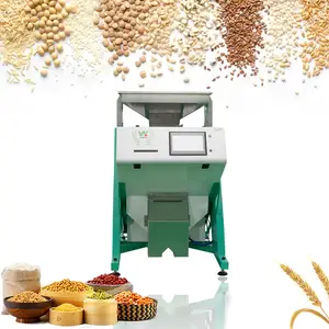 Voll intelligente 64 Kanäle Weizen Farb sortierer Getreide Mais Weizen Sortier reinigungs maschine Reiss ortier maschinen
