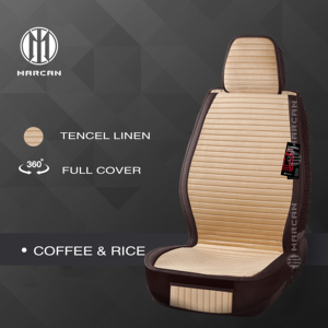 Marcan Marcan MONACOO Stylish Horizontal Line Design Car <b>Interior</b> <b>Accessories</b> 360 Degree Full Covered Fabric Car Seat Covers - Product Image 6