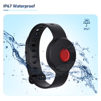 Bracelet MOKO W6 avec détection de chute, capteur de mouvement Bluetooth, alarme pour personnes âgées, bouton SOS pour personnes âgées