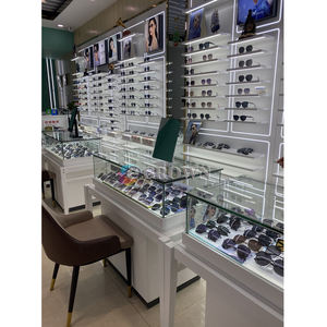 Retail Store case Design Sunglass Shop <strong>Pl</strong> Chain Irregular Spectacles showcase Retail Optical Shop OEM - Product Image 1