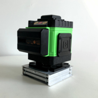 Niveau laser à faisceau vert 8 lignes OEM d'usine, rotatif à 360 degrés, à lignes croisées, auto-nivelant