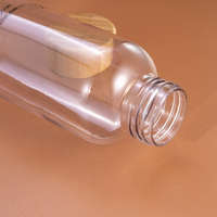 Bouteilles d'eau potable bon marché de qualité alimentaire PET bouteille en plastique vide botella de agua de 500ml avec logo personnalisé pour eau minérale et jus