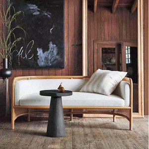 Factory Supply Hotel Commercial Couch Living Room <b>Sofas</b> <b>Rattan</b> Wedding Lounge Set Wooden - Product Image 4
