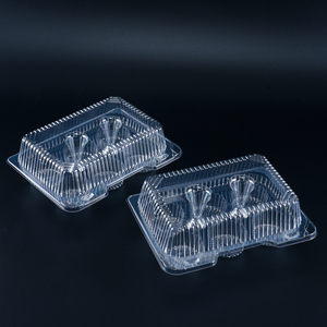 1 2 4 6 12 <strong>Cupcake</strong> Carrier Holders Clear Plastic Blister Cake Clamshell Container Dessert Muffins Packaging <strong>Boxes</strong> - Product Image 4