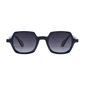 Unisex Square Full Rim <b>Sunglasses</b> Dark Blue <b>Frame</b> UV400 Protection Adult Fashion Sun Protection - Product Image 1