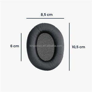 Coussinets d'oreille de remplacement de qualité supérieure compatibles avec les écouteurs Kingston <span class=keywords><strong>HyperX</strong></span> Cloud 1 et <span class=keywords><strong>HyperX</strong></span> Cloud 2 Protein Leather - Product Image 2