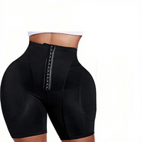 Pantalon gainant taille haute amincissant et sculptant le ventre, avec coussinets de hanche amovibles, 4 rangées de boutons, pour un fessier rebondi et des hanches plus larges, et soutien lombaire