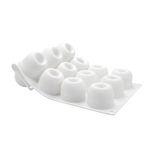 Moule à gâteau en silicone personnalisé en usine, 15 cavités, antiadhésif, demi-sphères, pour gâteau au chocolat - Product Image 2