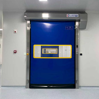 Pintu PVC Ruang Bersih Kecepatan Tinggi Langsung dari Pabrik, Tirai Ritsleting Perbaikan Diri, Kecepatan Pembukaan Dapat Disesuaikan untuk Pabrik Makanan dan Gudang