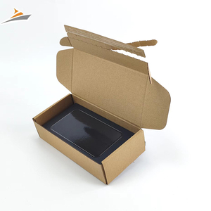 Tùy chỉnh các tông sóng giấy bao bì Tear Strip in tự niêm phong điện thoại di động bưu phẩm vận chuyển hộp với logo - Product Image 3