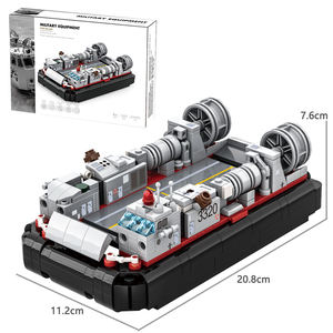 Wange 3525 Navy Type 726 LCAC Air-Cushion Craft MOC Brick Model Building Block Unisex Educational Block Set Plastic Toy Juguete - Product Image 5