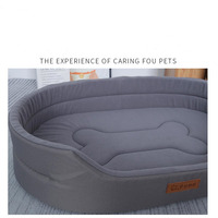 Vente chaude disponible en toutes saisons lit de luxe pour animaux de compagnie en tissu Oxford imperméable de taille personnalisée