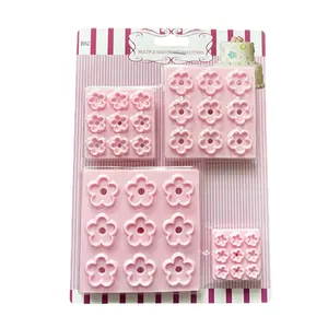 4Pcs sunflower biscuit mold sugar craft printing mold biscuit pressing mold cake decoration plunger cutter