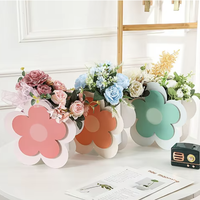 Portable oeillet Floral Bouquet Arrangement Boîte À Fleurs En Gros Sac En Papier Emballage Mamans Fête Des Mères Idée Cadeau Floral Touch