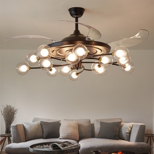 Vintage Living Room <b>Fan</b> Light Home Dining Room Hanging <b>Fan</b> Light Cross-border Eye <b>Fan</b> Light Big Wind <b>Fan</b> Light - Product Image 1