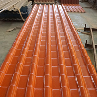 Feuilles de toiture ondulées en PVC de haute qualité Tuiles en plastique ondulé ASAPVC pour étal de marché/cabane/stand Prix compétitif