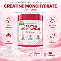 Poudre de créatine monohydrate OEM pour femmes, collagène en vrac, BCAA, sans sucre, supplément de fitness pour les fessiers, marque privée