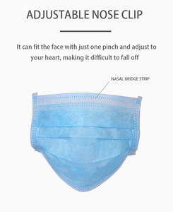 Vlies 3-lagige Gesichts maske Typ Ii Typ Iir Gesichts maske Marca rillas Einweg-Gesichts maske - Product Image 4