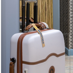 Étiquette de bagage personnalisable – Plaque nominative brodée pour valise – Anti-perte – Broderie simple ou double face - Product Image 5